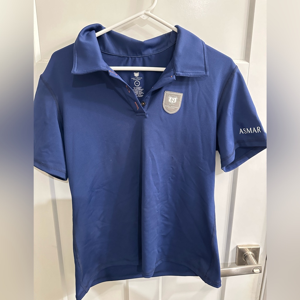 Asmar Equestrian Polo Shirt Xl Blue